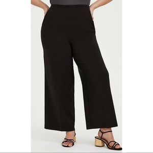 NWT Torrid Black High Rise Wide Leg Pant